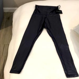 Faux leather legging